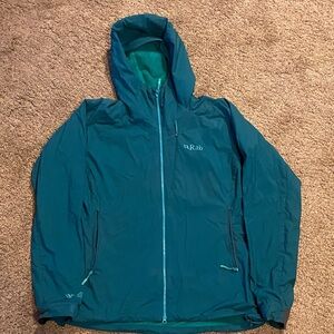 Rab Teal Hooded Jacket